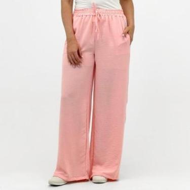 Imagem de Calça Simô Pantalona em Tecido com Listras Feminina-Feminino