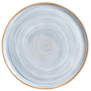 Imagem de Prato Raso De Cerâmica Bio Era Azul 27,5cm Porto Brasil
