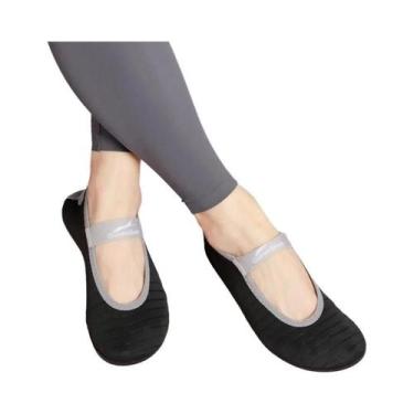 Imagem de Tênis Feminino Antiderrapante De Sola Macia Para Yoga, Pilates, Treino