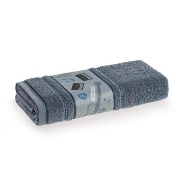 Imagem de Toalha de Banho Infantil Menino Música Karsten 66x135cm cor Azul Seren