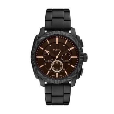 Imagem de Relógio Fossil Masculino Machine Preto - Fs6097/1pn