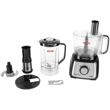 Imagem de Multiprocessador Turbo Chef 5 em 1 MPN01B 1000W Preto 220V - Mondial, 
