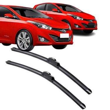 Imagem de Par Palheta Limpador Parabrisa HB20/HB20 S 2012 a 2013 - Tiger