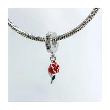 Imagem de Pingentes Berloques Filme Series Prata 925 Legitima, Berloque Rosa Enc
