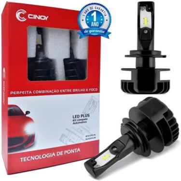Imagem de Kit Lampada Super Led Plus Cinoy H4 6000 Lumens 6500K