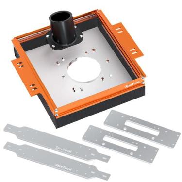 Imagem de Conector de tren linear para router SpeTool com coleta de pó