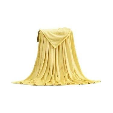 Imagem de Cobertor De Flanela Coral Azul E Rosa, Macio, Quente E Fino, Cobertura