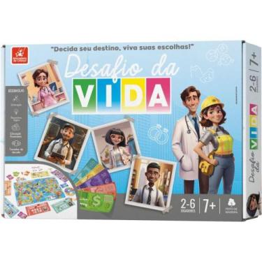 Imagem de Brinquedo Pedagogico Madeira Jogo da Vida - Brinc. de Crianca
