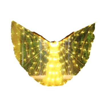 Imagem de Asas De Fada LED Coloridas Para Adultos E Crianças, Asas De Borboleta 