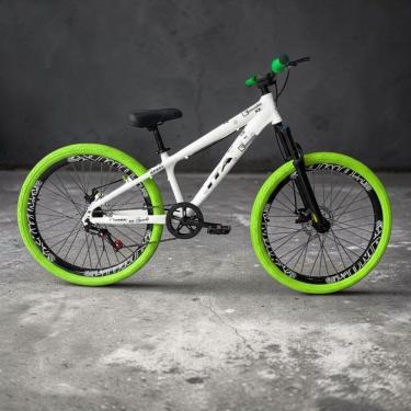 Imagem de Bicicleta 26 Gta Rebel Freeride Downhill Single Aro Vmaxx Freio A Disco Pneu Flame Roxo...