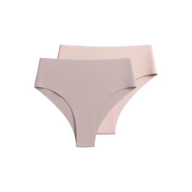 Imagem de Kit com 2 Calcinhas Fio Dental Hot Pant Liz 50255 Colorido, Rosa, P