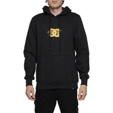 Imagem de Moletom DC Shoes Canguru Flyer 305G WT24 Masculino Preto, Preto, P