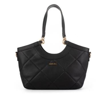 Imagem de Bolsa Transversal Feminina Tote Dakota Dk141, Preto, UN
