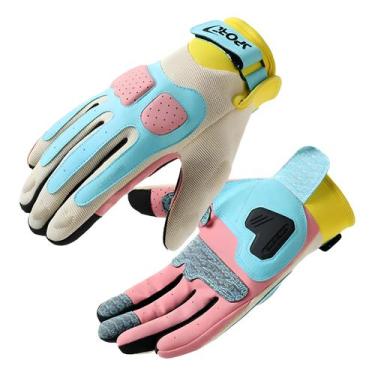 Imagem de Luvas De Motocicleta Femininas Respiráveis Para O Verão Com Tela Sensí