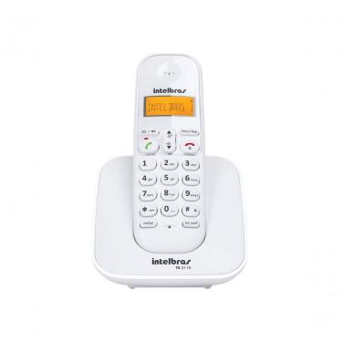 Imagem de Telefone sem Fio Intelbras TS 3110 com Identificação de Chamadas e Agenda para 70 Contatos Branco