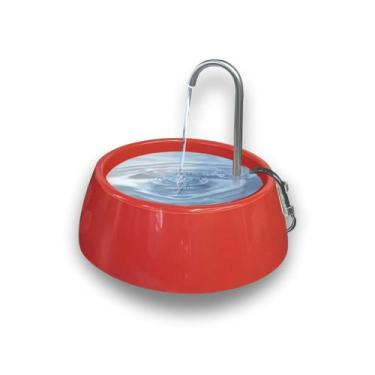 Imagem de Fonte para Gatos Mec Pet Little Cat Redondo, Vermelho