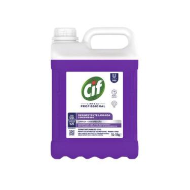 Imagem de Desinfetante Profissional Cif 5L Galão Bactericida Rende 200L Floral M