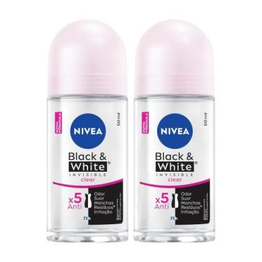 Imagem de Kit 2 Desodorantes Roll On Invisible Feminino 50ml Nivea