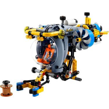 Imagem de Brinquedo de Montar Lego Technic Submarino de Pesquisa em Mar Profundo 42201 com 413 Peças