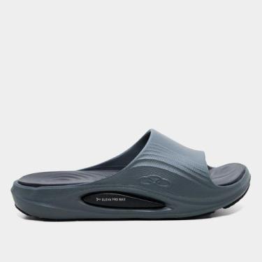 Imagem de Chinelo Olympikus Pleno, Chumbo, Preto, 43/44