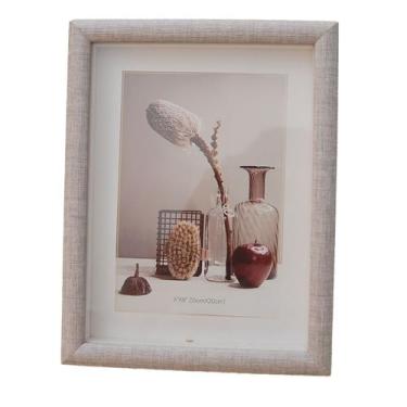 Imagem de Porta Retrato 15x20 Estilo linho Mdf - New Frame Imports