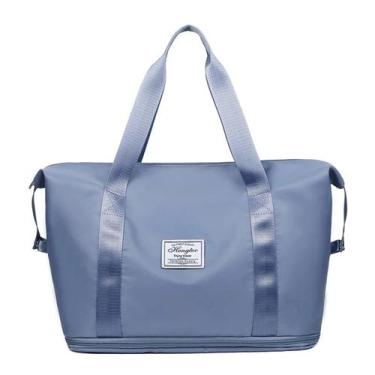 Imagem de Bolsa Mala Viagem Feminina Dobrável Expansível Impermeável Academia vi