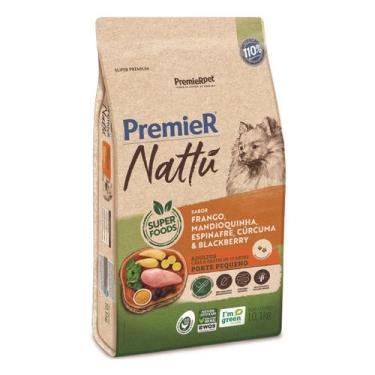 Imagem de Ração Premier Nattu Cães Adultos Pequeno sabor Frango e Mandioquinha 1