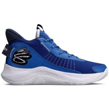 Imagem de Tênis de Basquete Masculino Under Armour Curry 3Z7, Azul, 41