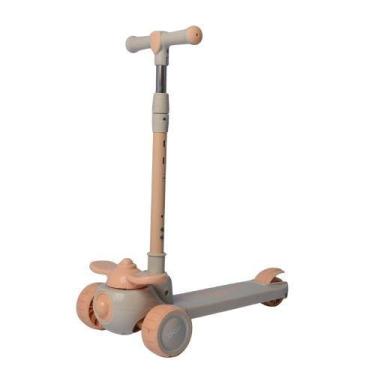 Imagem de Patinete Infantil Roda LED Estável Resistente Altura Regulável com Fre