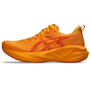 Imagem de Tênis ASICS Novablast 5 - Masculino - Laranja/Amarelo, 39