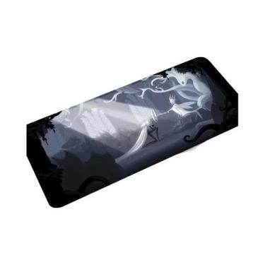 Imagem de Mousepad De Anime Hollow Knight Preto E Branco, Acessório De Borracha 