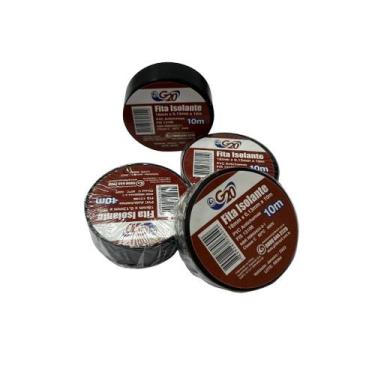Imagem de Fita Isolante G20 - 18mm x 0,13mm - 10 Metros - Kit com 10 Unidades - 