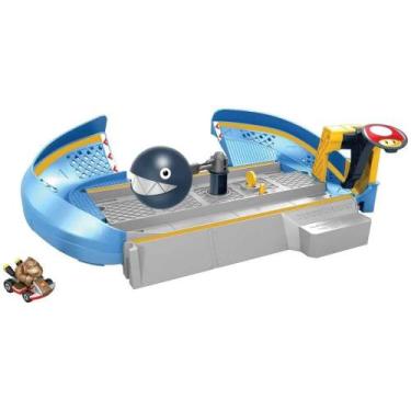 Imagem de Hot Wheels Pista Acessório Mario Kart Mordida de Chain Chomp, Branco, 