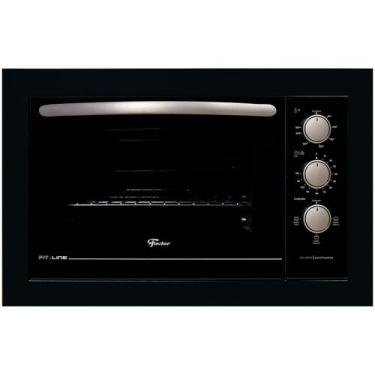 Imagem de Forno Eletrico Fischer Fit Line Embutir 48l Preto 95481/95482, Preto, 