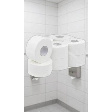 Imagem de Papel Higiênico Rolão 300m 8 Rolos Celulose Virgem - Congratulations S