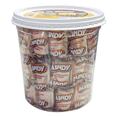 Imagem de Paçoca Mindy com Chocolate Branco 1,010kg (50 unidades)