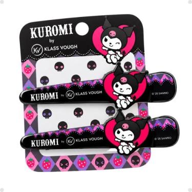 Imagem de Tic Tac Para Cabelo Kuromi By Klass Vough Com 2 Unidades Km08a