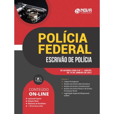 Imagem de Apostila Concurso Polícia Federal - Escrivão de Polícia PF