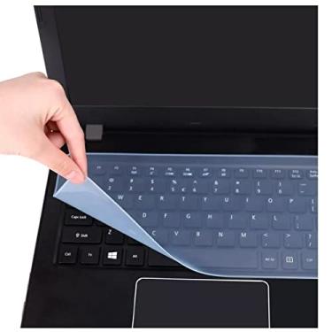 Imagem de Película Silicone Transparente Para Teclado de Notebook 26,5cm x 11cm