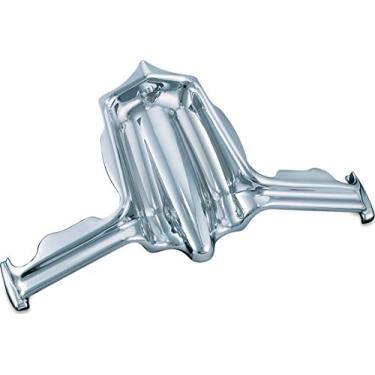 Imagem de Kuryakyn 8389 Acessório para motor de motocicleta: Capa de destaque em bloco de alargadores para motocicletas Harley-Davidson Twin Cam 1999-2017, cromada