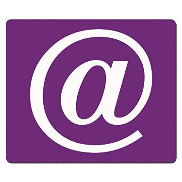 Imagem de Mouse Pad Retangular Arroba em PVC TopGet - (Roxo)