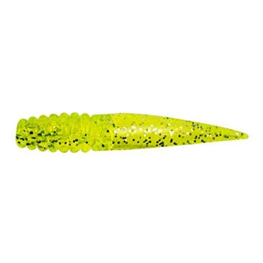 Imagem de Bobby Garland Slab Slay'R 5 cm Lança de Plástico Macio Pacote com 12, Verde-limão (Chartreuse), Chartreuse/Silver, 2 Inches
