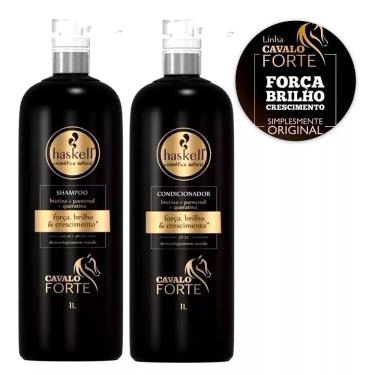 Imagem de Kit Haskell Cavalo Forte Shampoo 1l + Condicionador 01 Litro