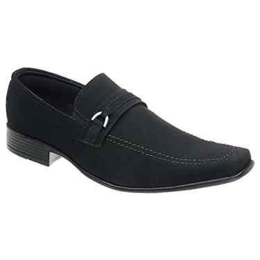 Imagem de Sapato Social Mocassim Masculino Esporte Fino Masculino em Couro com Elástico Sanlorenzo 1103 Cor:Preto;Tamanho:45;Gêner