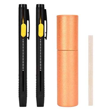 Imagem de Alfaiates Giz, 2 peças de cartuchos de caneta e 20 refis de cera, marcadores de tecido de couro que desaparecem, canetas de artesanato, ferramentas de rastreamento
