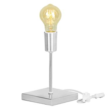 Imagem de Luminária de Mesa Abajur Vintage Escovado