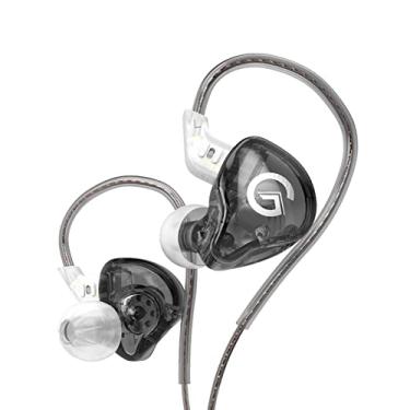 Imagem de Fones de ouvido intra-auriculares com isolamento de ruído com cabo destacável para músicos, cantores, palco (prata clara/azul/preto) Nanyaciv