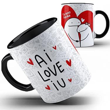 Imagem de Caneca Flork Namorados Te amo feinha
