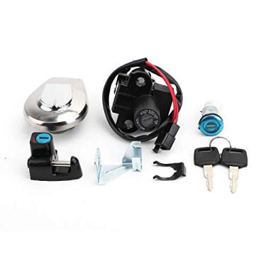 Imagem de Artudatech Interruptor de ignição Conjunto de chaves de trava de banco Tampa de gás combustível serve para Honda CB750 Nighthawk 750 1991-2003