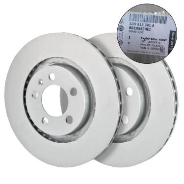 Imagem de Par Disco de Freio Dianteiro Economy VW Jetta, Variant e Fusca - JZW 615 301 A